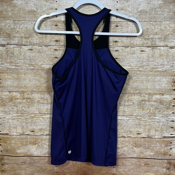 FABLETICS RACERBACK SELF BRA WITH PADDING GYM ATHLEISURE TANK TOP SIZE LARGE - Picture 2 of 2
